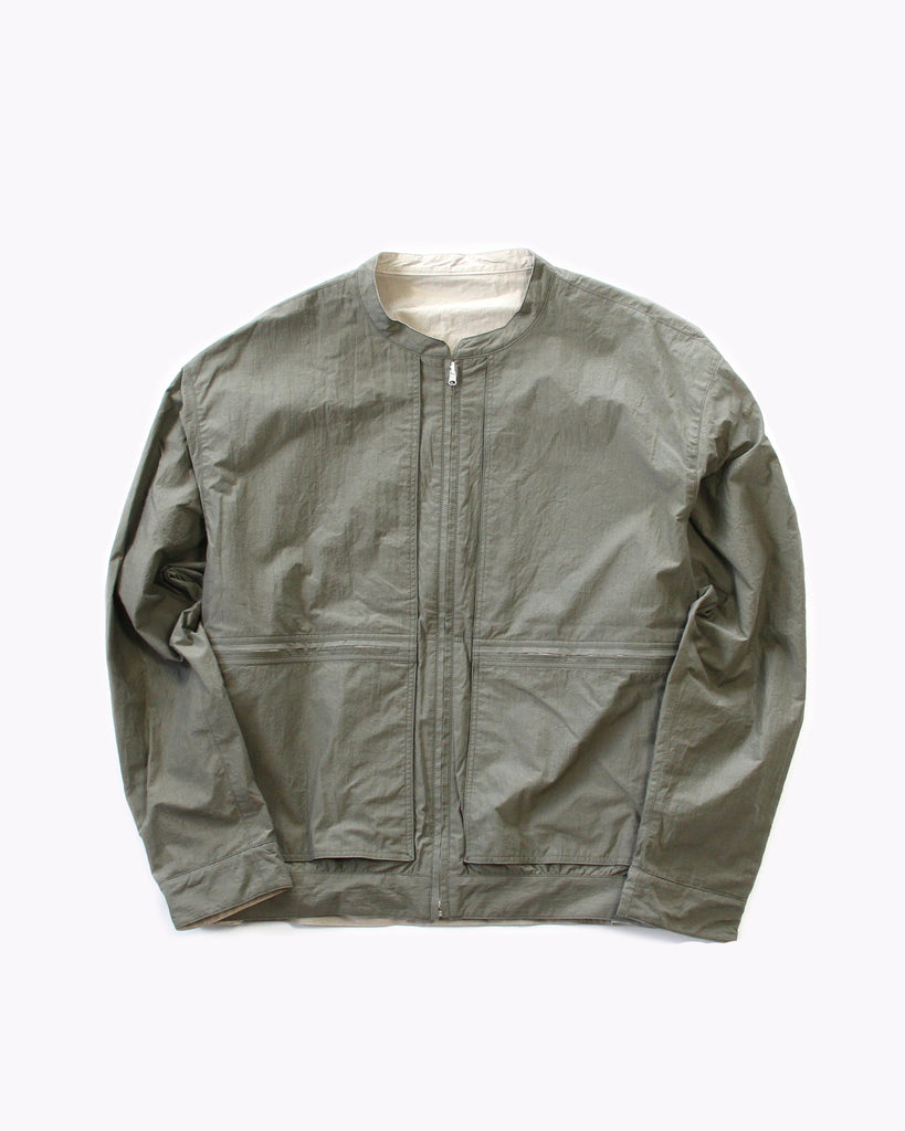 Reversible Bomber Jacket - Olive/Beige - Maiden Noir