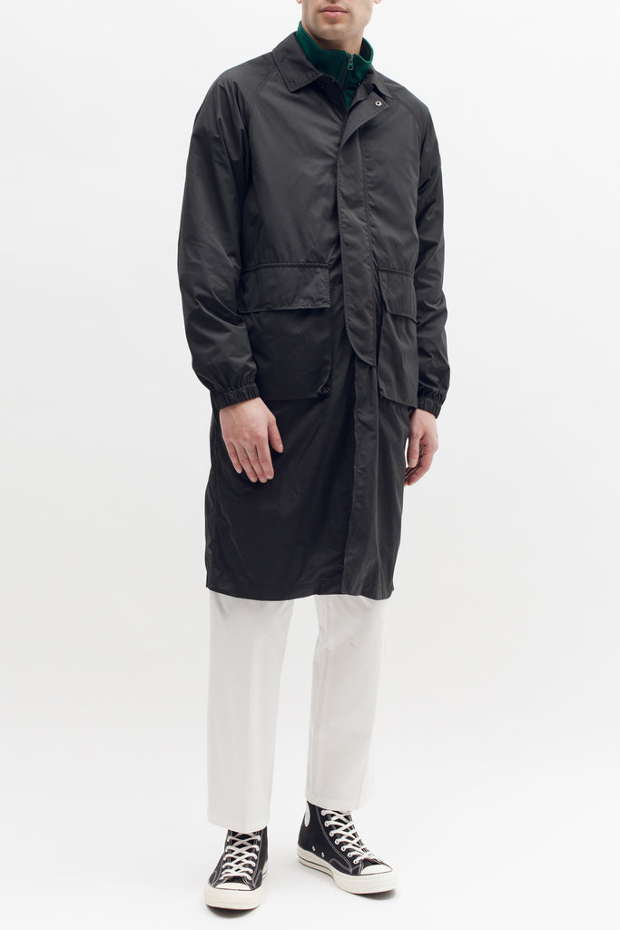 Long Trench Coat - Black - Maiden Noir