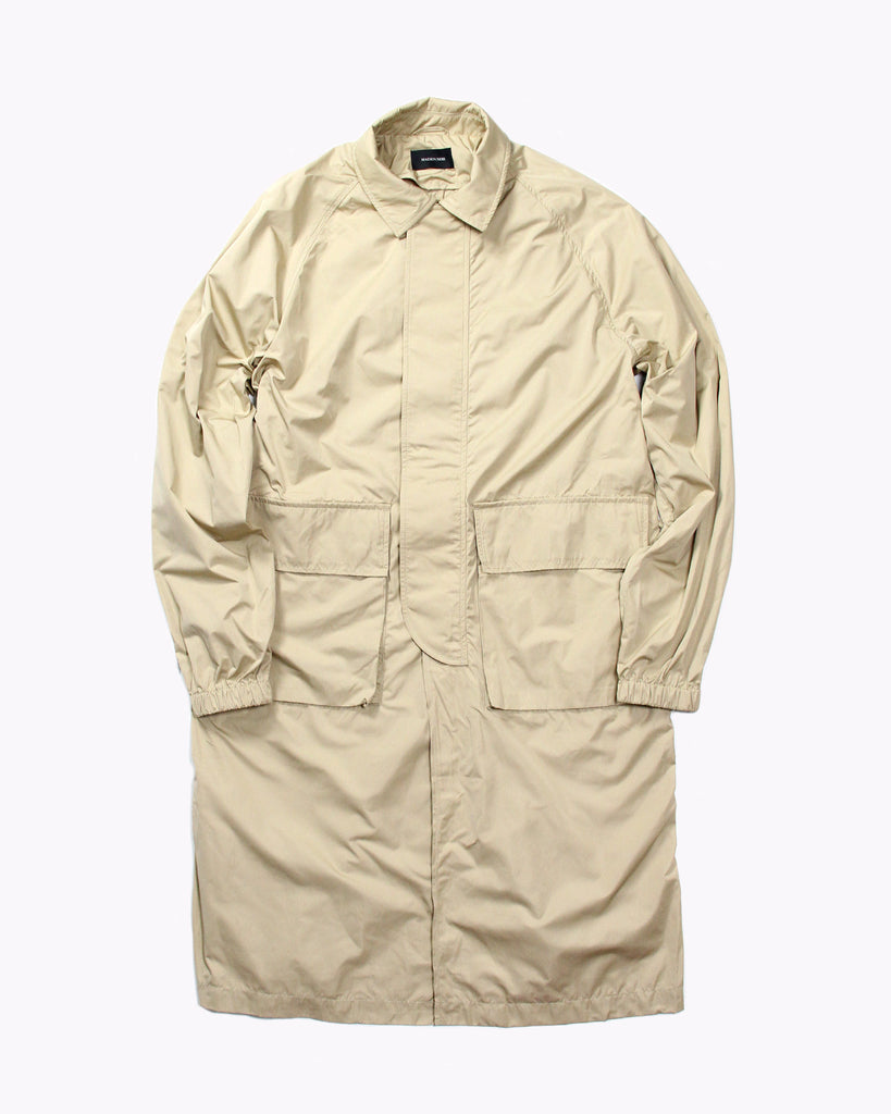 Long Trench Coat - Beige - Maiden Noir