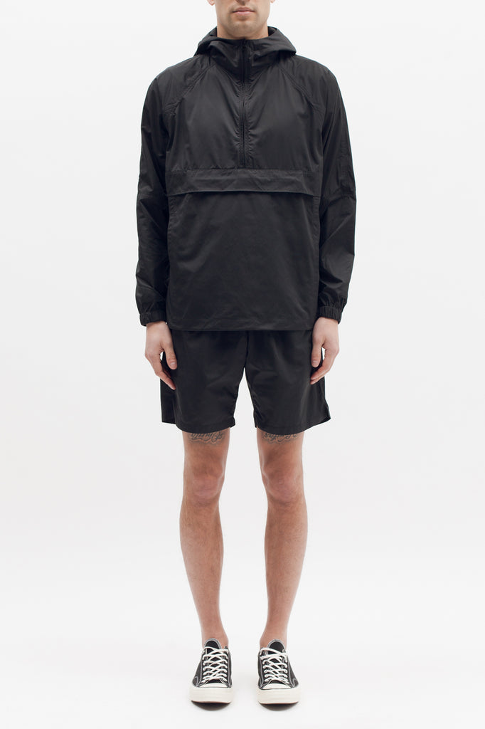 Nylon Popover Jacket - Black - Maiden Noir