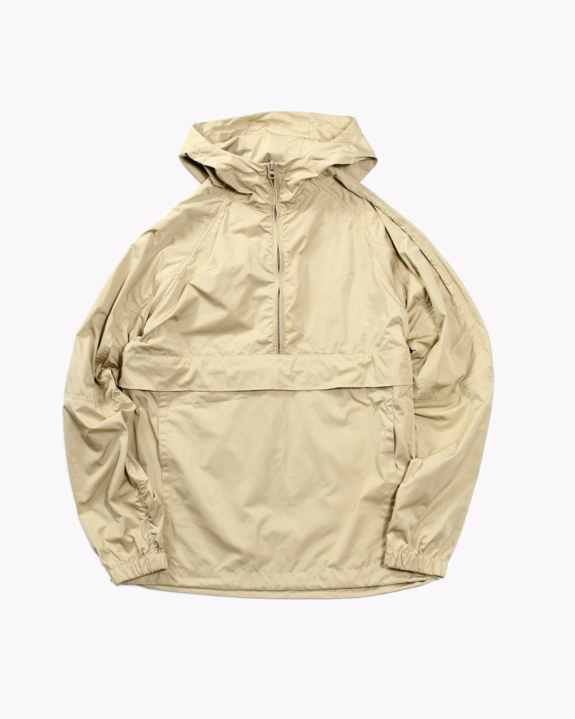 Nylon Popover Jacket - Beige - Maiden Noir