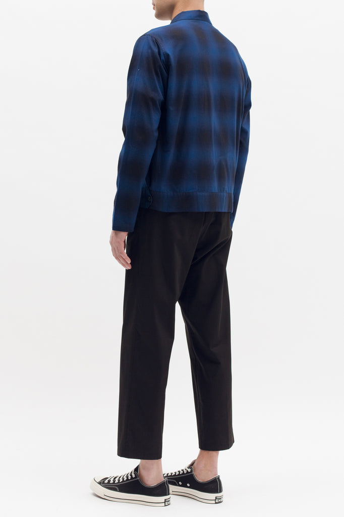 Ombre Garage Shirt - Navy - Maiden Noir