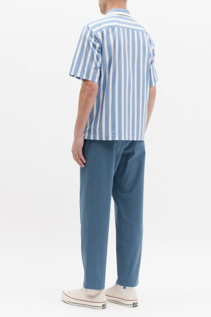 Stripe SS Shirt - Blue - Maiden Noir