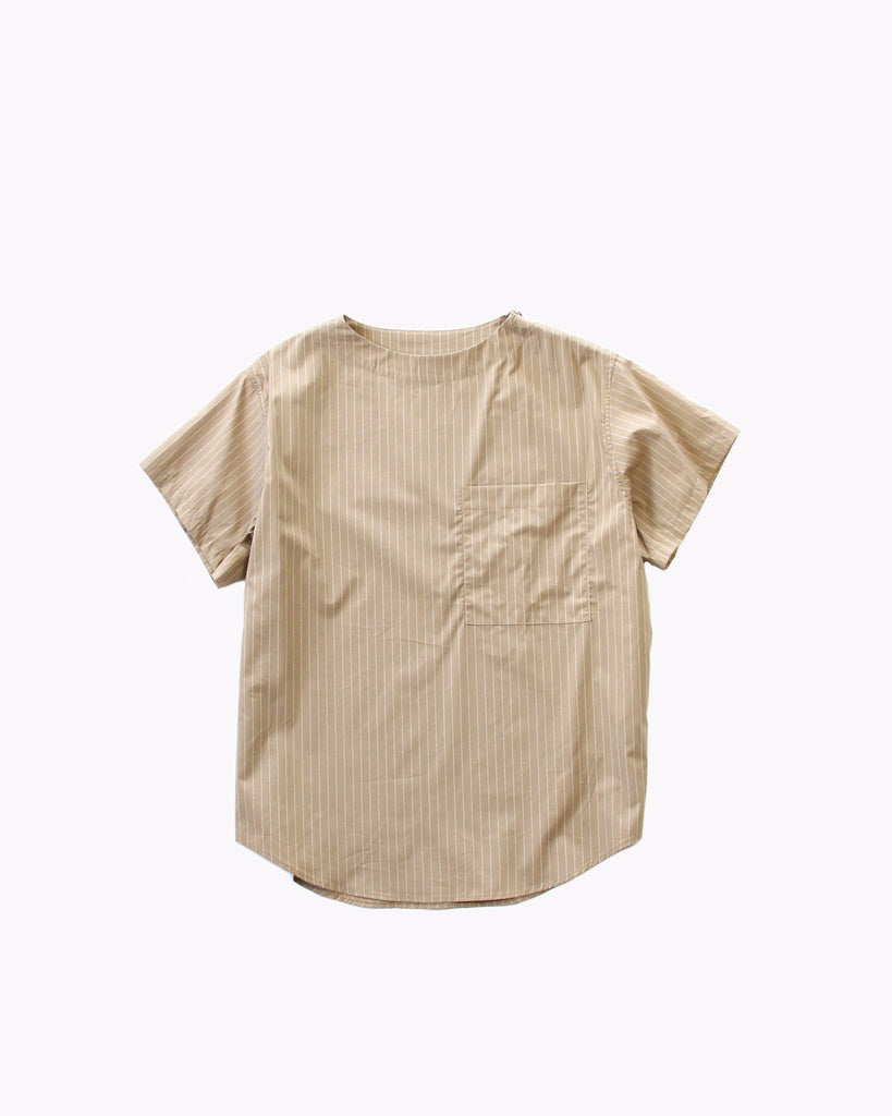 Mini Stripe Shirt - Beige