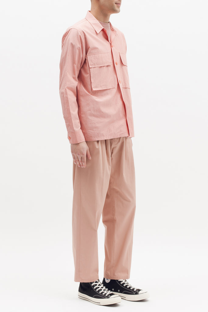 Boxy LS Shirt - Coral - Maiden Noir