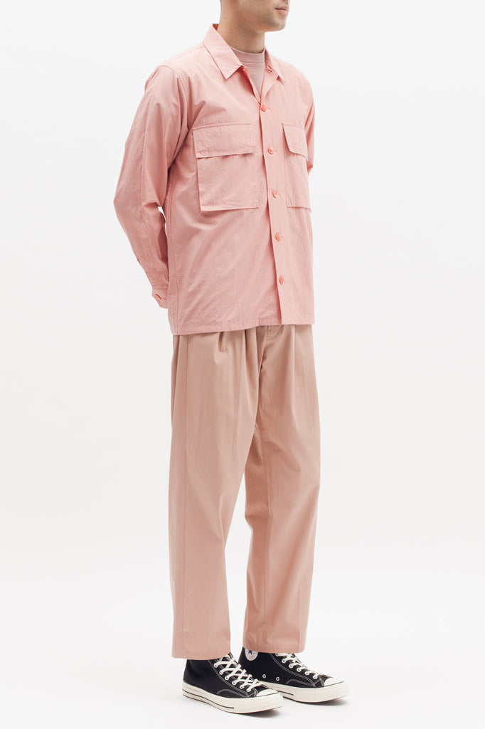 Boxy LS Shirt - Coral - Maiden Noir
