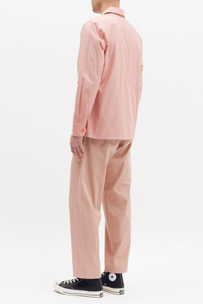 Boxy LS Shirt - Coral - Maiden Noir