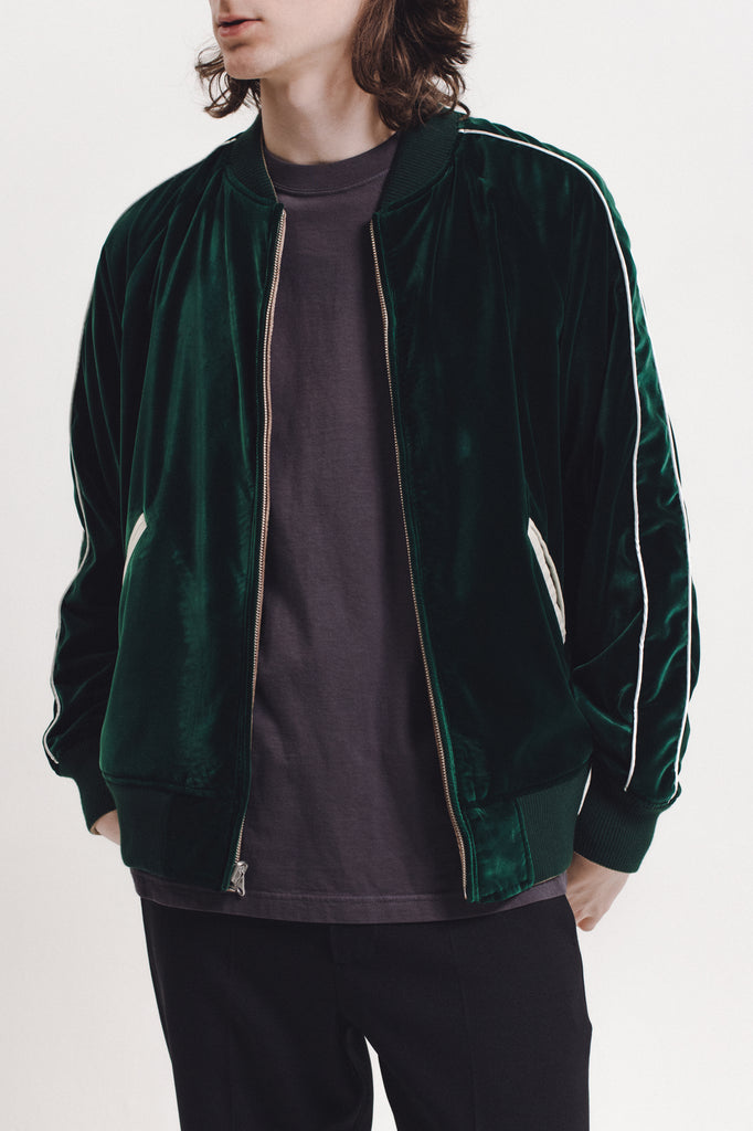 Velvet Bomber Reversible - Pine/Champagne - [product _vendor]