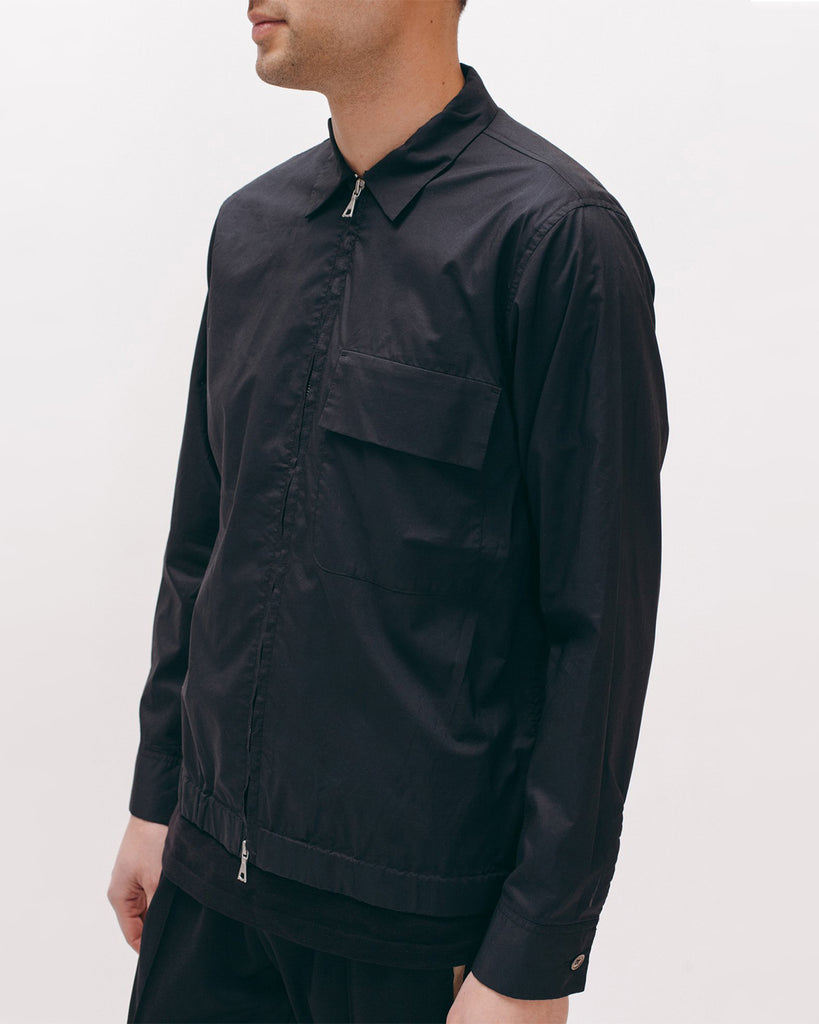 Typewriter Zip Shirt - Black - [product _vendor]