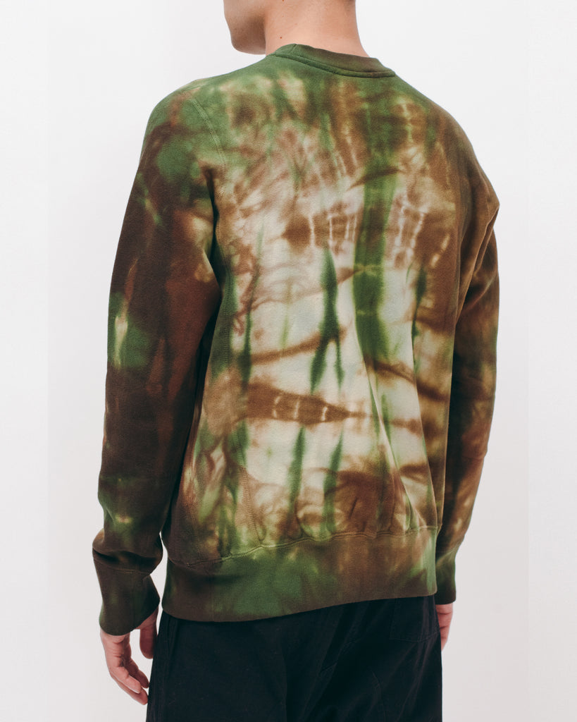 Natural Dyed Crew Fleece - Woodland Tie Dye - [product _vendor]