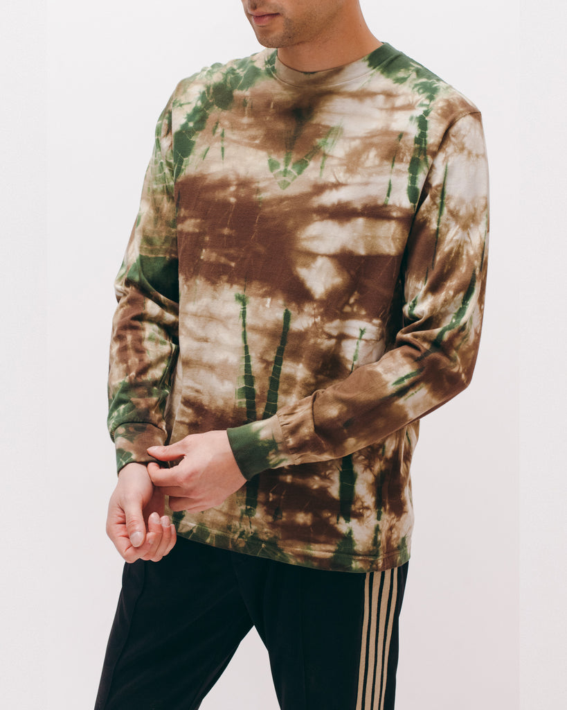 Natural Dyed Block L/S Jersey - Woodland Tie Dye - [product _vendor]