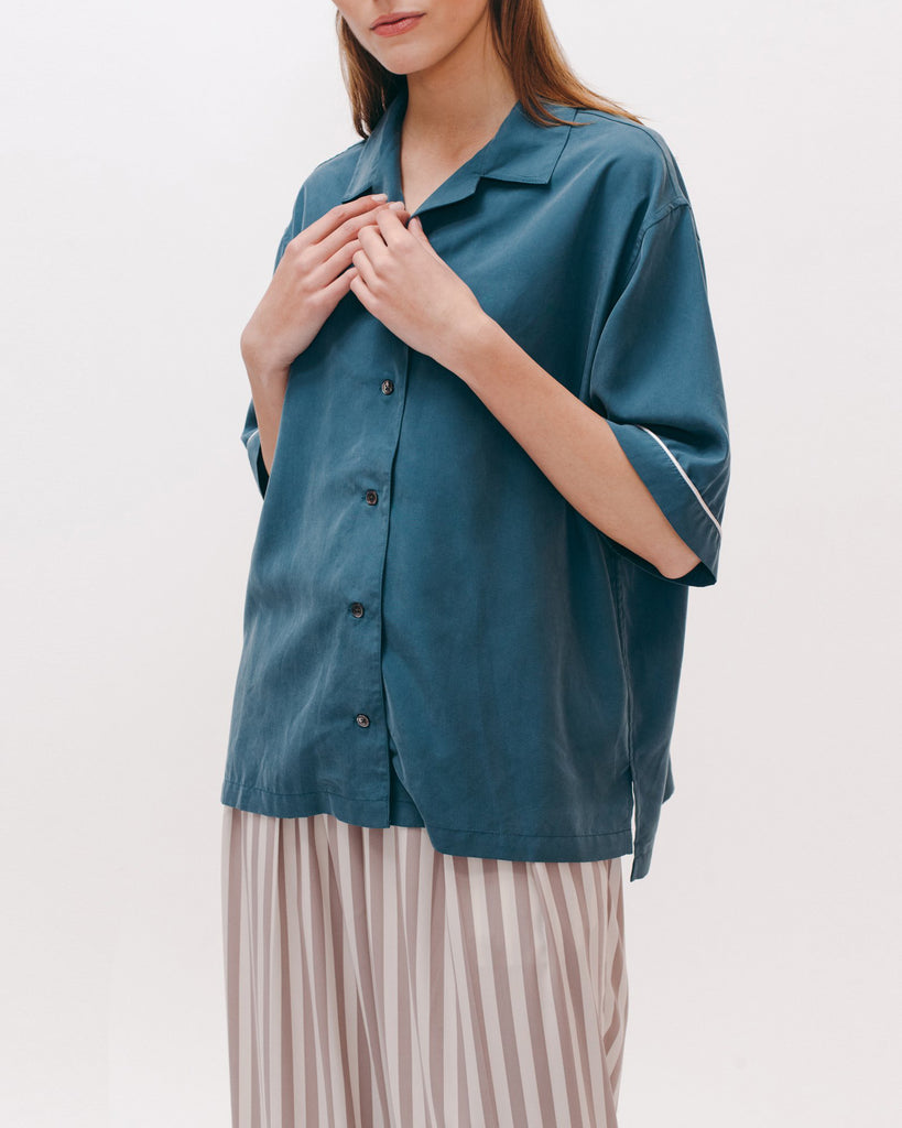 Pajama Shirt - Dark Teal - [product _vendor]