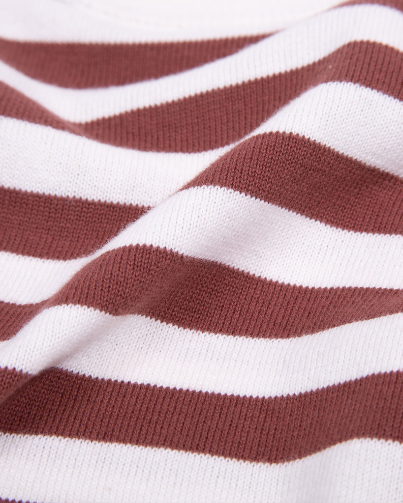 Stripe SS Knit - Mauve