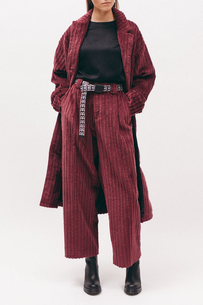 Cord Trouser - Dark Rose - [product _vendor]