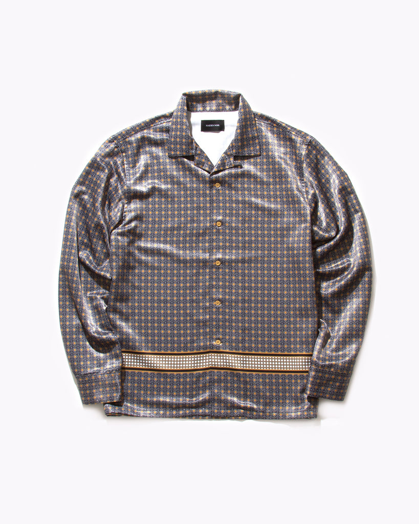 Diamond LS Rayon Shirt - Gold