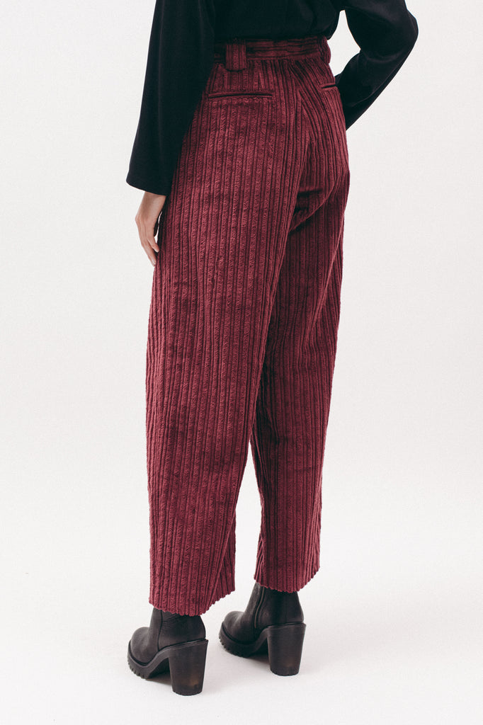 Cord Trouser - Dark Rose - [product _vendor]