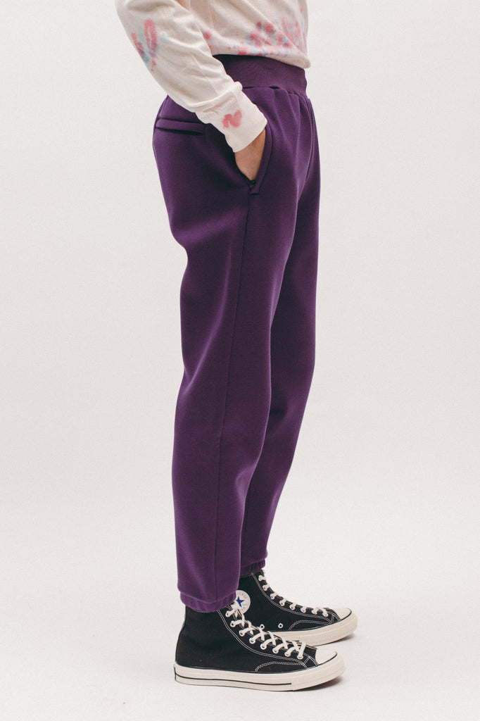 Poly Fleece Pants - Plum - [product _vendor]