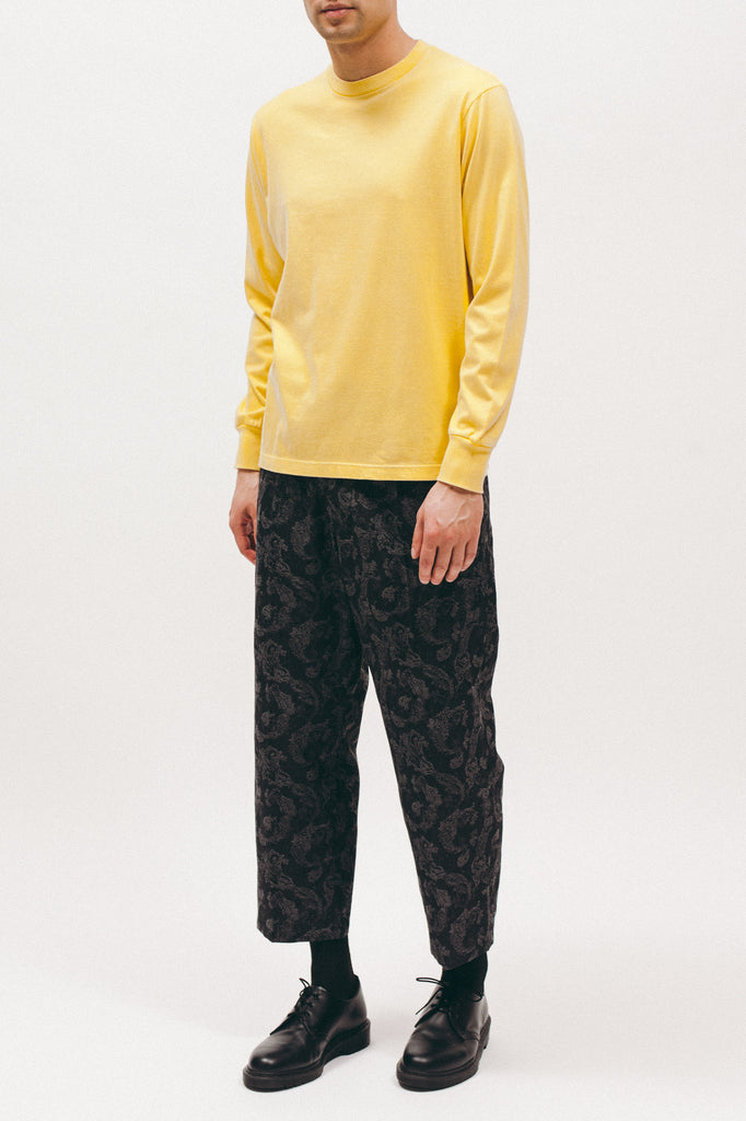 Natural Dyed Block L/S Jersey - Lemon - [product _vendor]