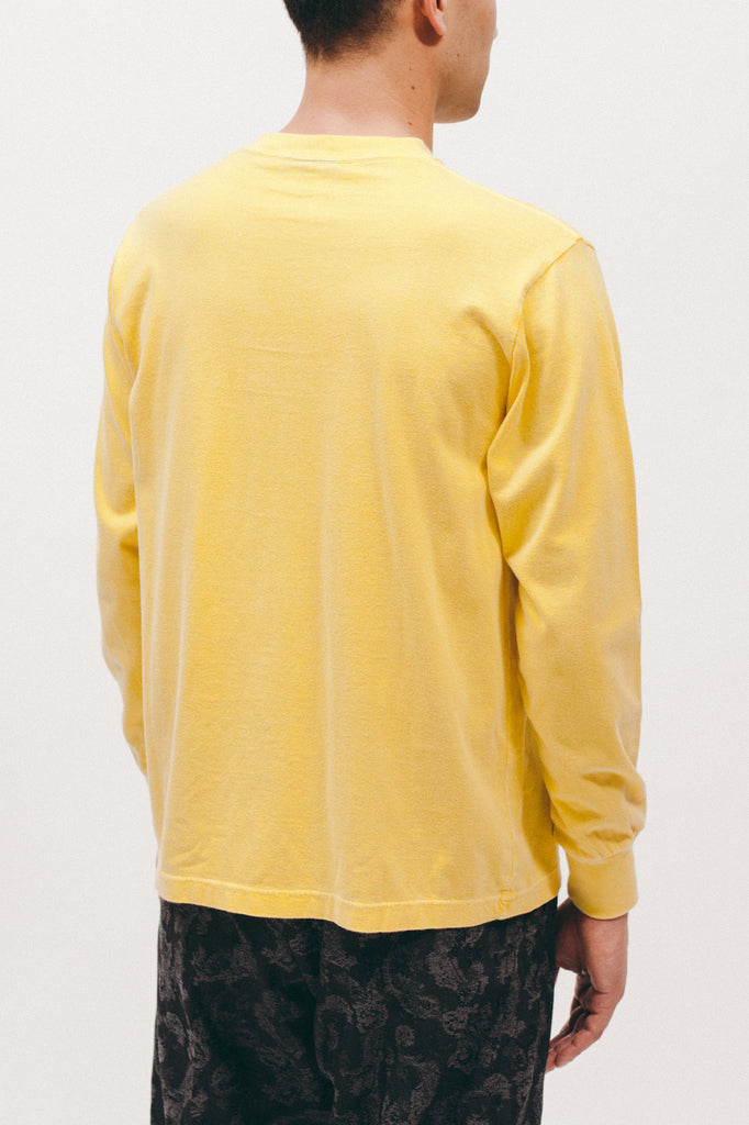 Natural Dyed Block L/S Jersey - Lemon - [product _vendor]