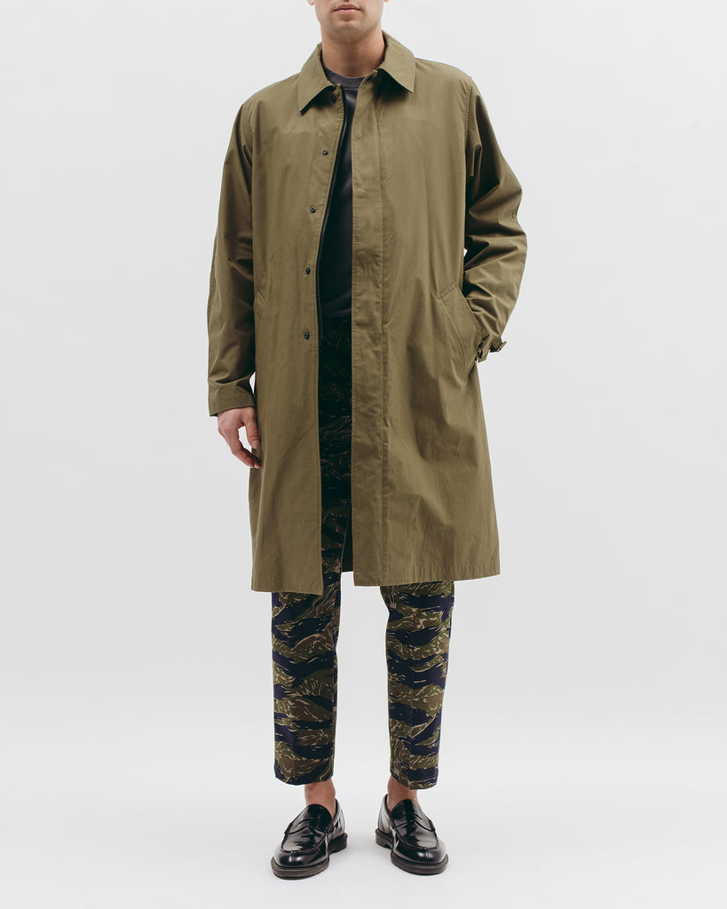 Belted Overcoat - Tropical Green - Maiden Noir