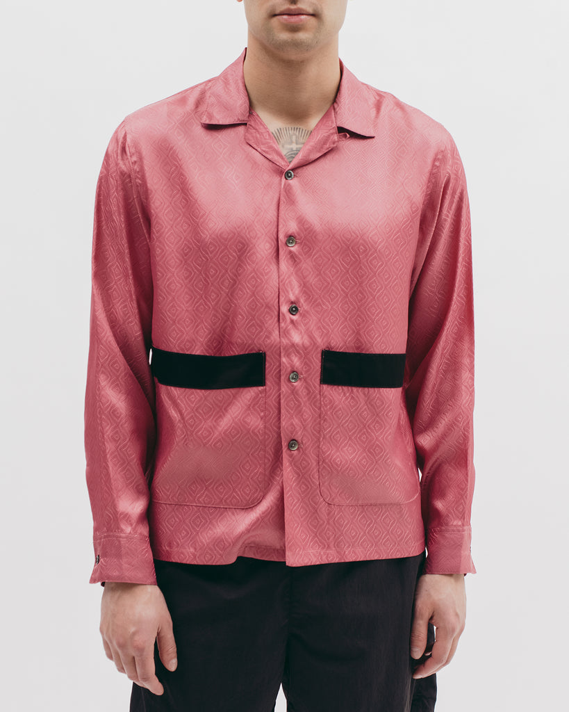 Tile L/S Shirt - Coral - Maiden Noir