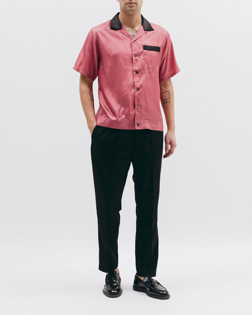 Tile S/S Shirt - Coral - Maiden Noir
