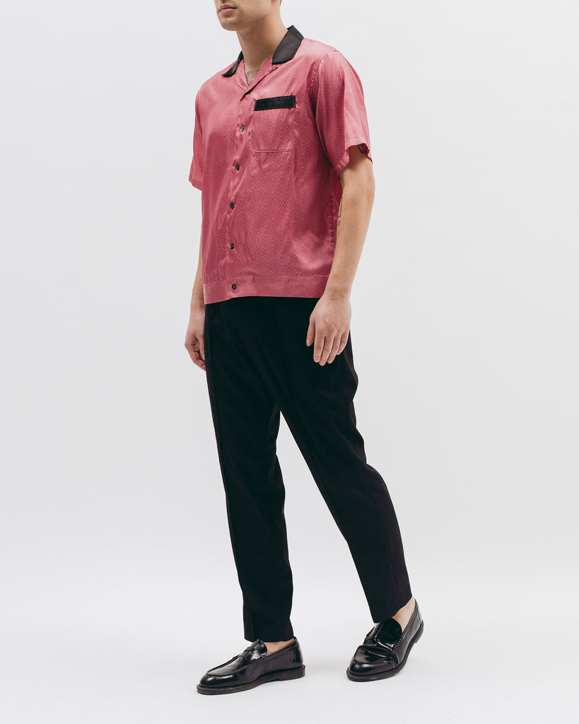 Tile S/S Shirt - Coral - Maiden Noir