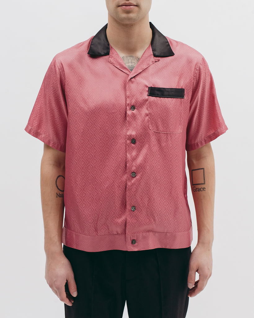 Tile S/S Shirt - Coral - Maiden Noir