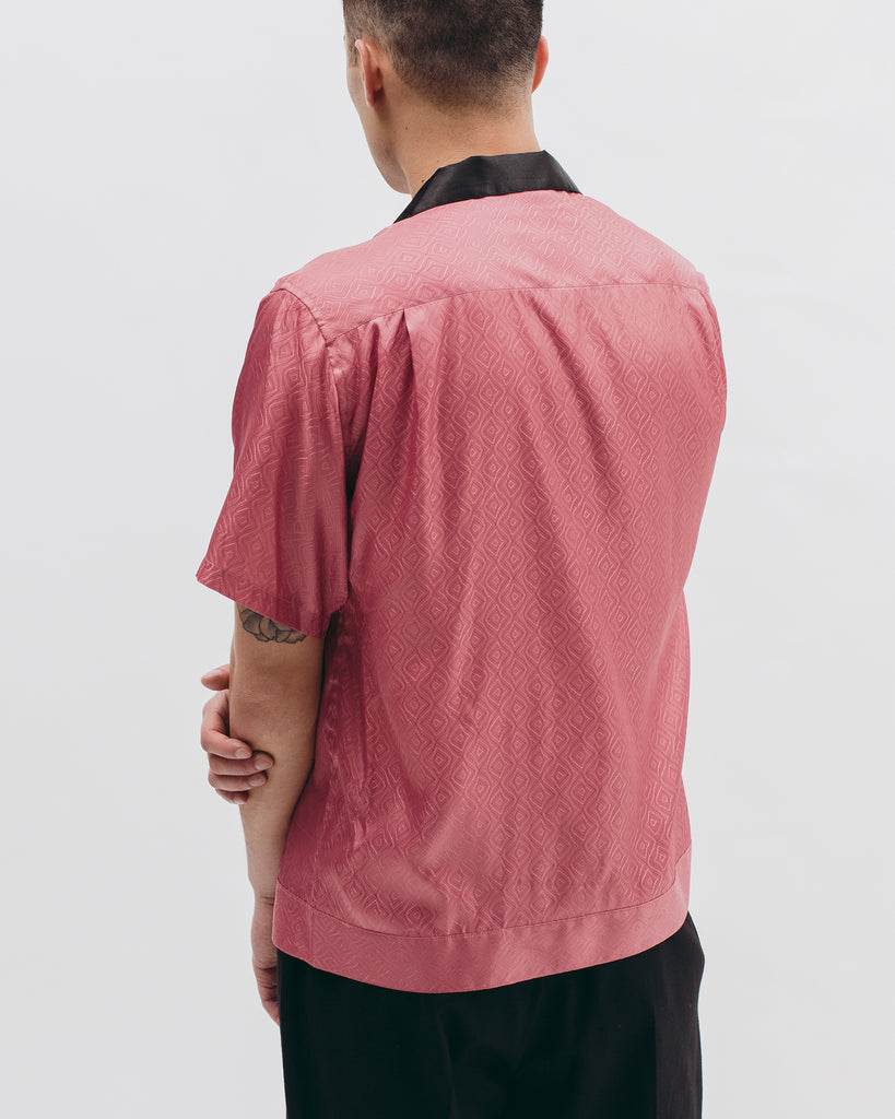 Tile S/S Shirt - Coral - Maiden Noir