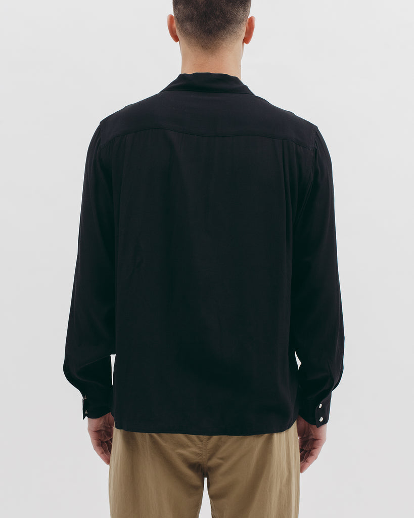 Parque L/S Shirt - Black - Maiden Noir