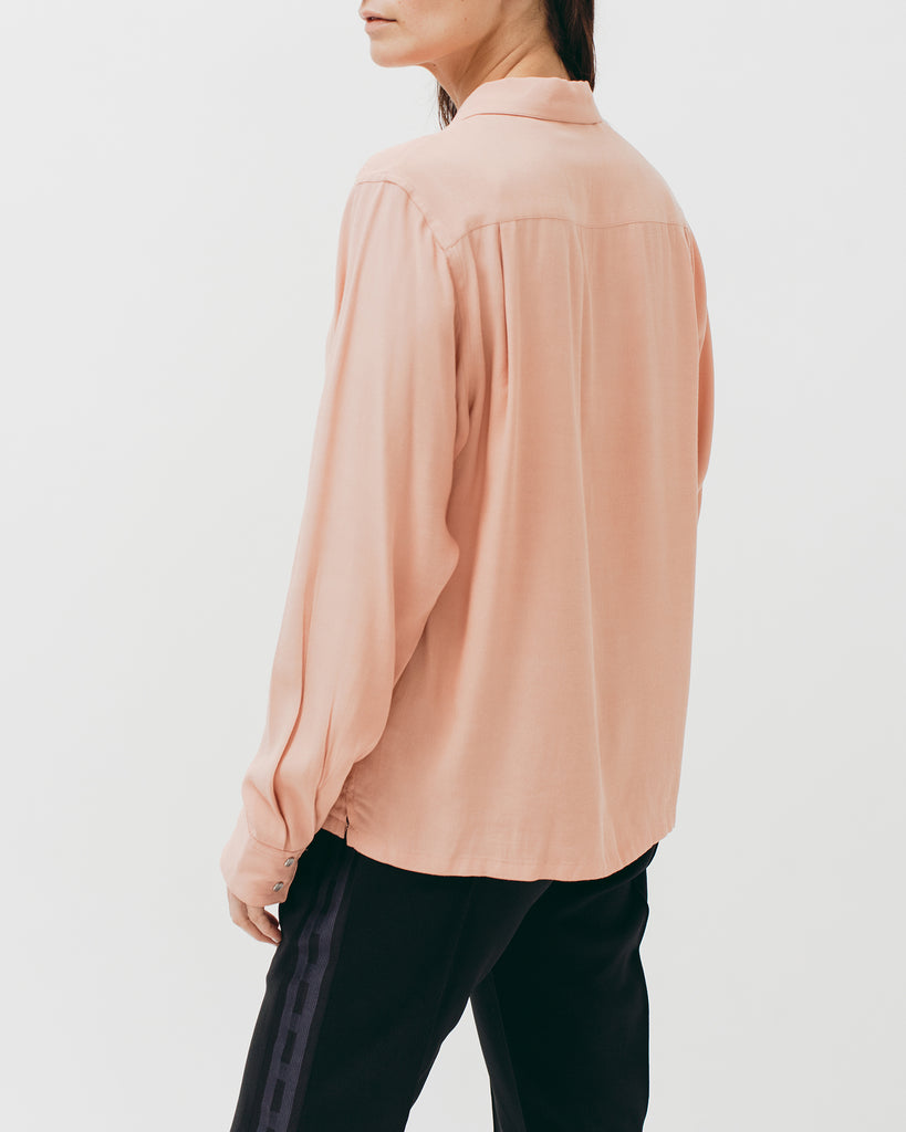 Parque L/S Shirt - Coral - Maiden Noir