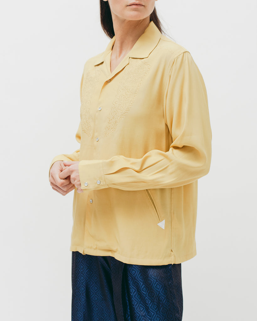 Parque L/S Shirt - Lemon - Maiden Noir