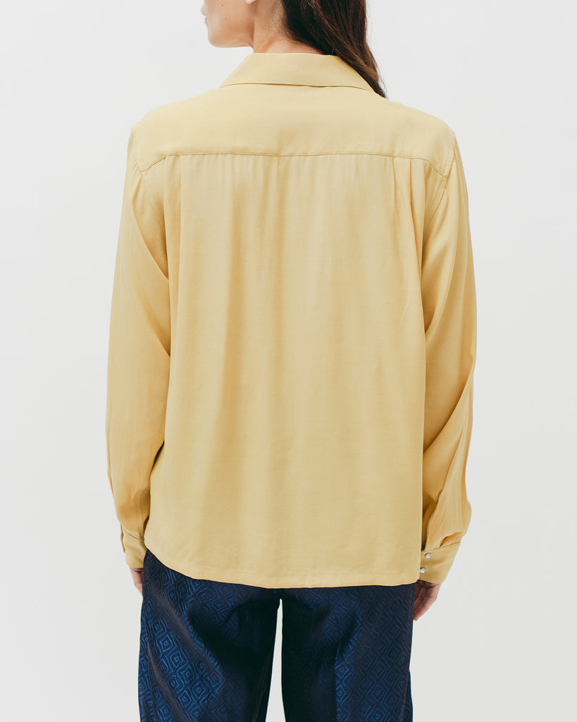 Parque L/S Shirt - Lemon - Maiden Noir