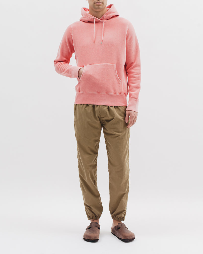 Natural Dyed Hoodie Fleece - Coral - Maiden Noir