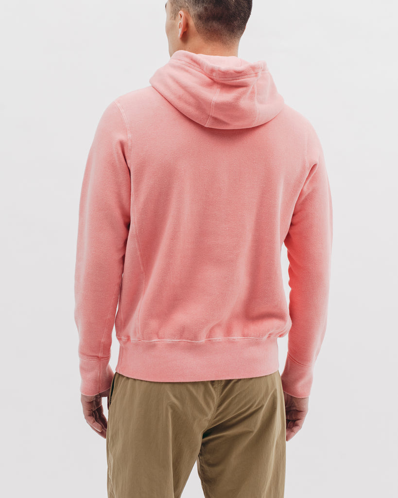 Natural Dyed Hoodie Fleece - Coral - Maiden Noir
