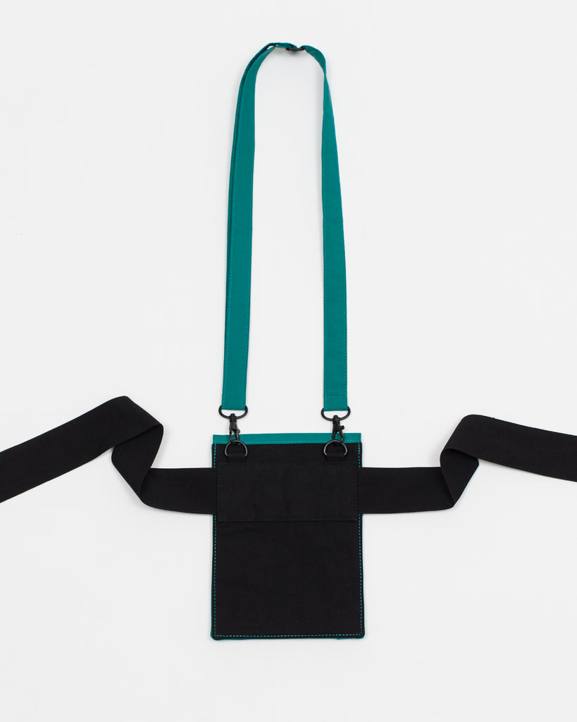 Belted Pouch - Aqua - Maiden Noir