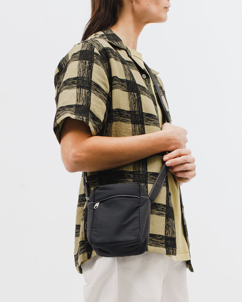 Padded Shoulder Bag - Black - [product _vendor]