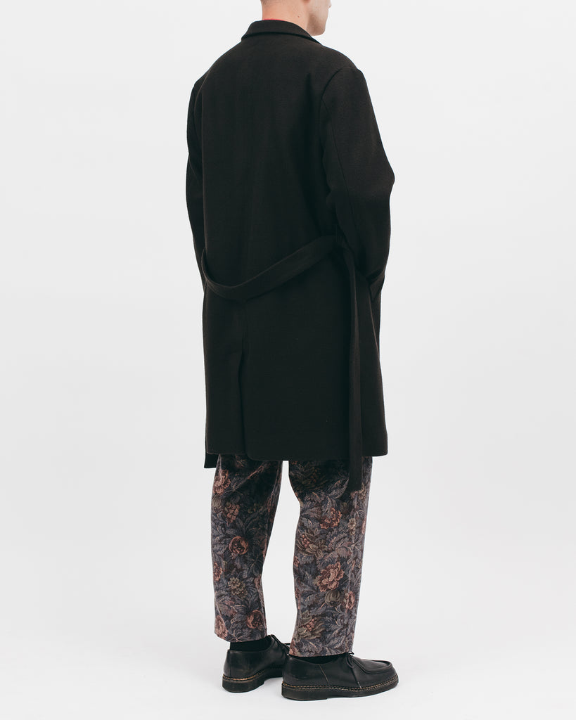 Belted Overcoat - Black - [product _vendor]