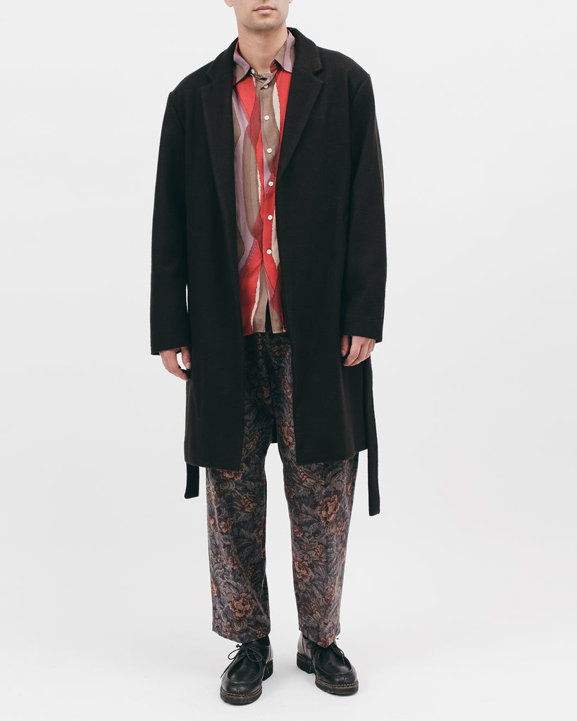 Belted Overcoat - Black - [product _vendor]