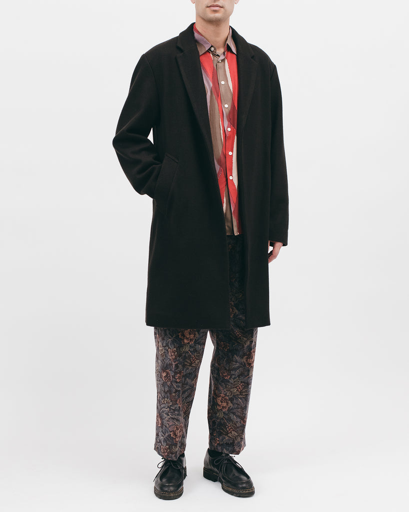 Belted Overcoat - Black - [product _vendor]