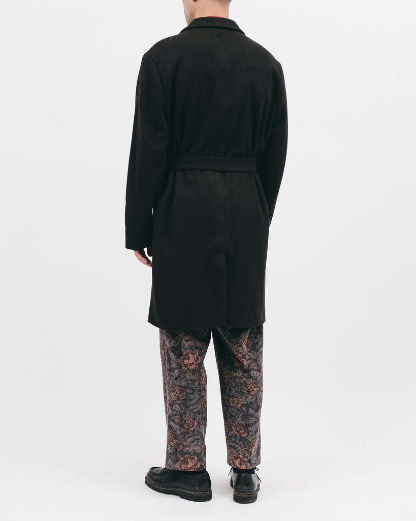 Belted Overcoat - Black - [product _vendor]