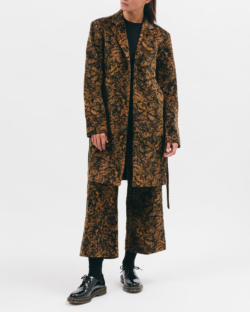 Belted Overcoat - Leaf - [product _vendor]