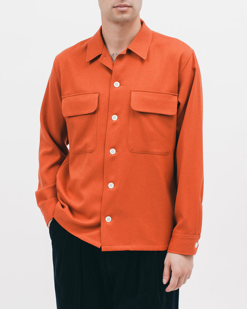 Boxy LS Shirt - Terracotta - [product _vendor]