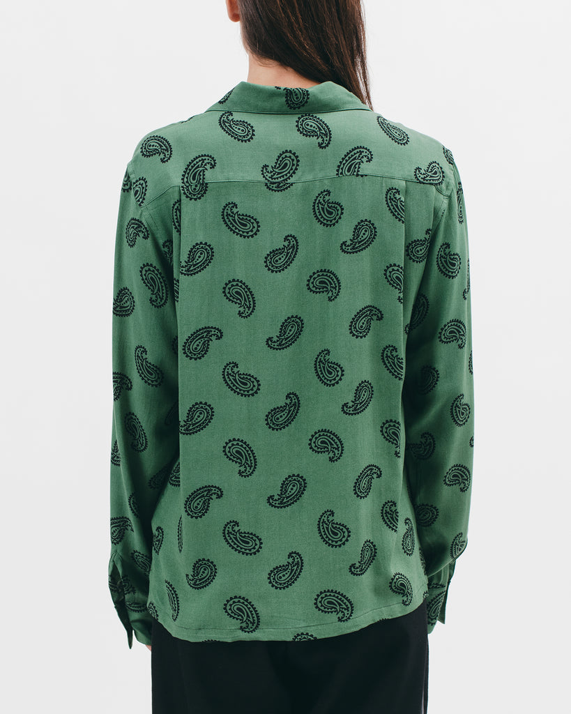 Paisley Rayon LS Shirt - Jade - [product _vendor]
