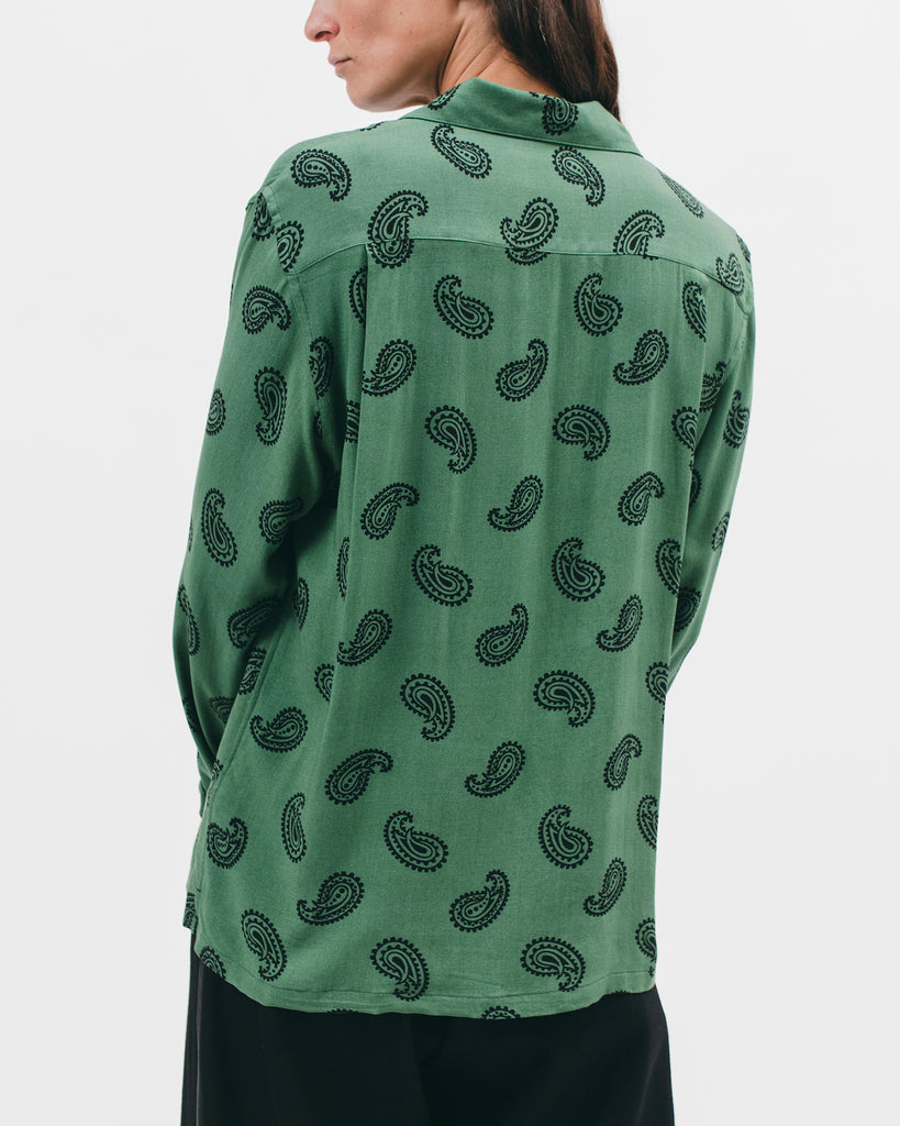 Paisley Rayon LS Shirt - Jade - [product _vendor]