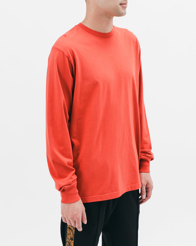 Natural Dyed Block L/S Jersey - Tomato - [product _vendor]