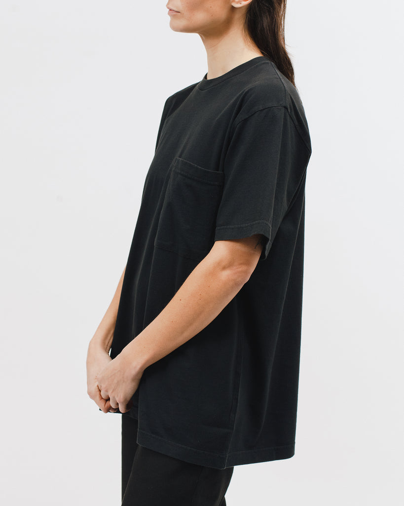 Natural Dyed Block SS Jersey - Black