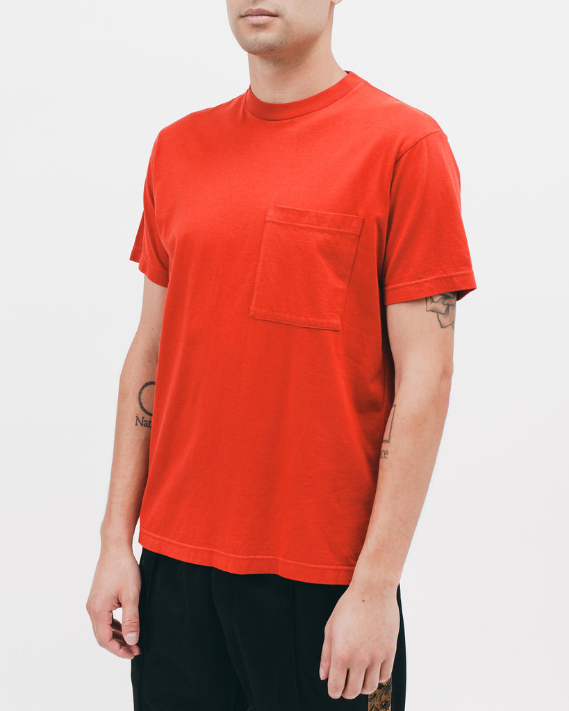 Natural Dyed Block S/S Jersey - Tomato - [product _vendor]