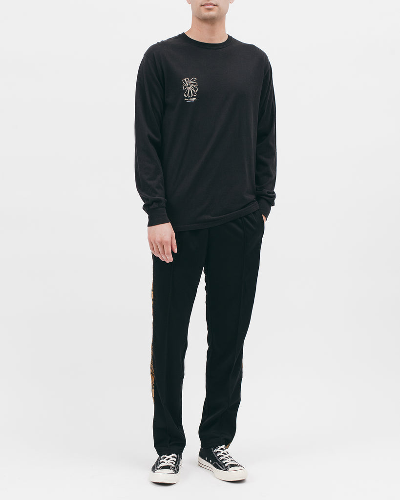 Self Portrait L/S Tee - Black - [product _vendor]