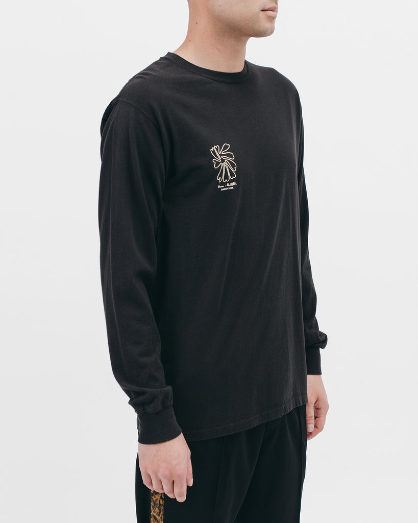 Self Portrait L/S Tee - Black - [product _vendor]